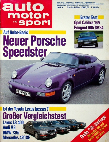 Deckblatt Auto Motor und Sport (14/1990)